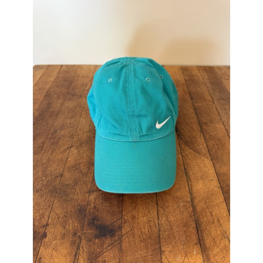 Nike Golf Heritage 86 Hat Cap Aqua Teal Dri Fit Adjustable One Size